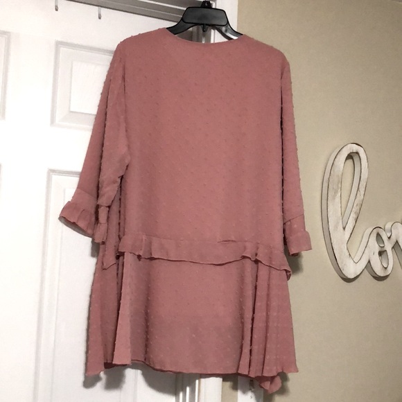 SOLD Zadie B’s Swiss Dot Tunic - Picture 2 of 4